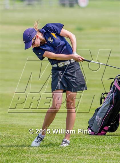 Thumbnail 2 in NYSPHSAA Girls Golf Championship (Practice Round) photogallery.