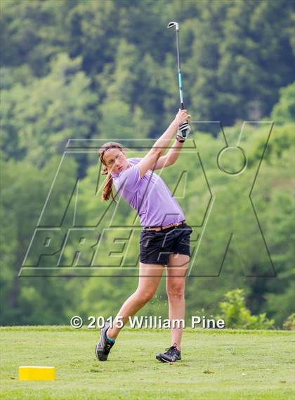 Thumbnail 1 in NYSPHSAA Girls Golf Championship (Practice Round) photogallery.