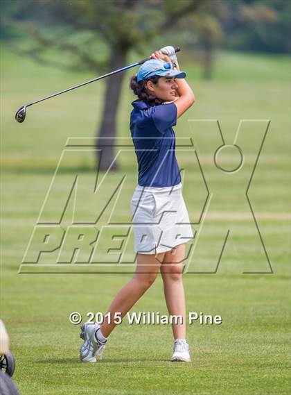 Thumbnail 3 in NYSPHSAA Girls Golf Championship (Practice Round) photogallery.