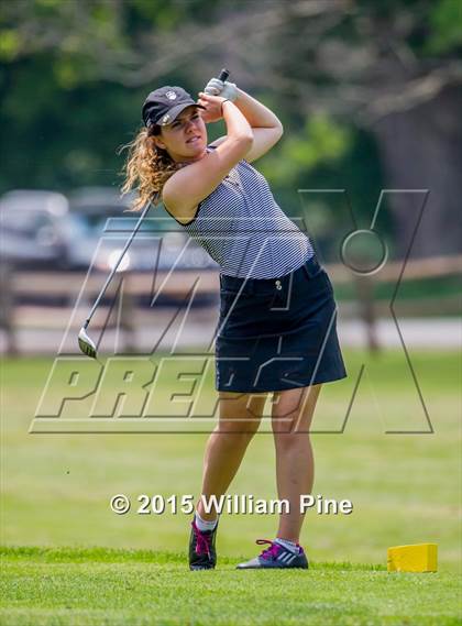 Thumbnail 2 in NYSPHSAA Girls Golf Championship (Practice Round) photogallery.