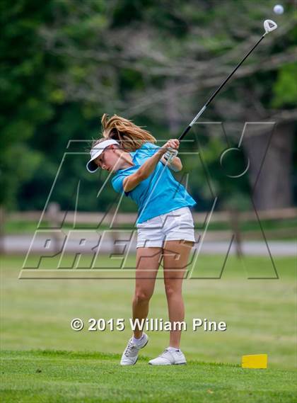 Thumbnail 1 in NYSPHSAA Girls Golf Championship (Practice Round) photogallery.