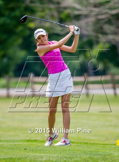 Thumbnail 1 in NYSPHSAA Girls Golf Championship (Practice Round) photogallery.