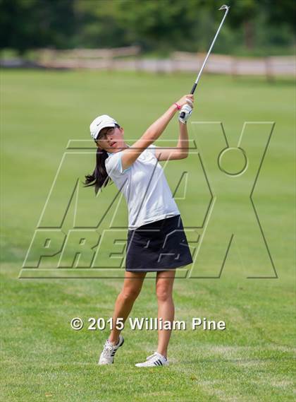 Thumbnail 1 in NYSPHSAA Girls Golf Championship (Practice Round) photogallery.