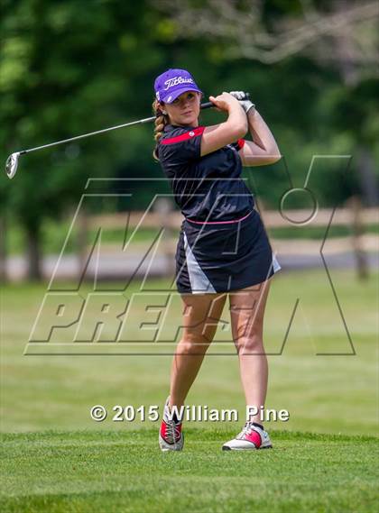 Thumbnail 2 in NYSPHSAA Girls Golf Championship (Practice Round) photogallery.