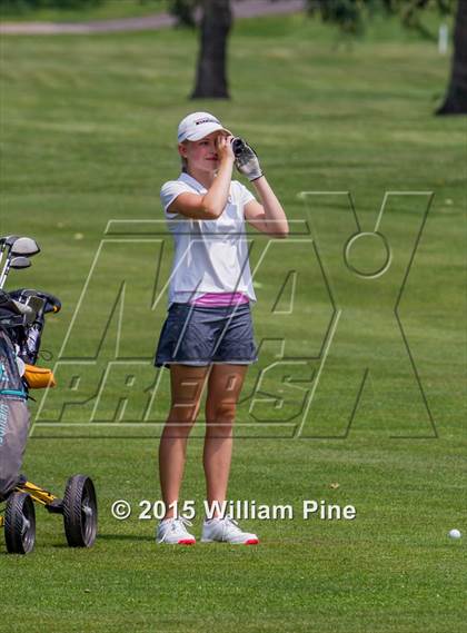 Thumbnail 1 in NYSPHSAA Girls Golf Championship (Practice Round) photogallery.