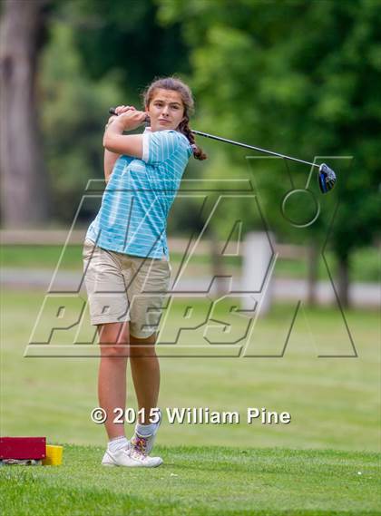 Thumbnail 1 in NYSPHSAA Girls Golf Championship (Practice Round) photogallery.