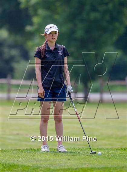 Thumbnail 1 in NYSPHSAA Girls Golf Championship (Practice Round) photogallery.