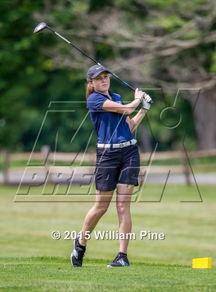 Thumbnail 2 in NYSPHSAA Girls Golf Championship (Practice Round) photogallery.