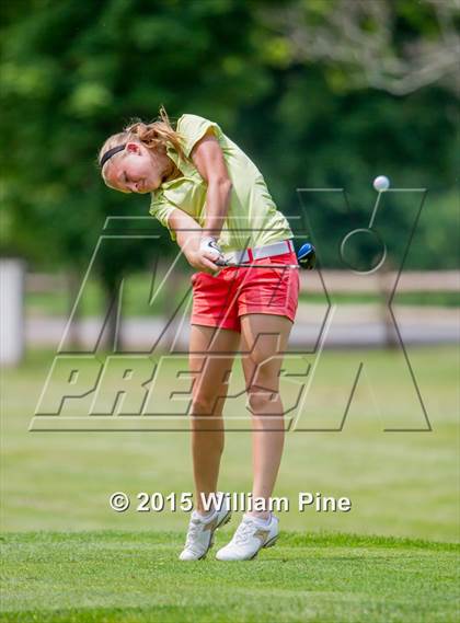 Thumbnail 1 in NYSPHSAA Girls Golf Championship (Practice Round) photogallery.