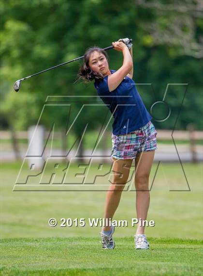 Thumbnail 2 in NYSPHSAA Girls Golf Championship (Practice Round) photogallery.