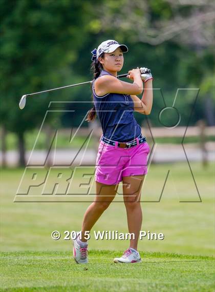 Thumbnail 2 in NYSPHSAA Girls Golf Championship (Practice Round) photogallery.