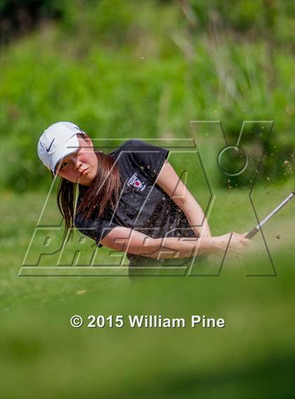 Thumbnail 3 in NYSPHSAA Girls Golf Championship (Practice Round) photogallery.