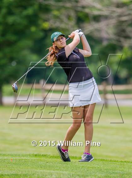 Thumbnail 2 in NYSPHSAA Girls Golf Championship (Practice Round) photogallery.