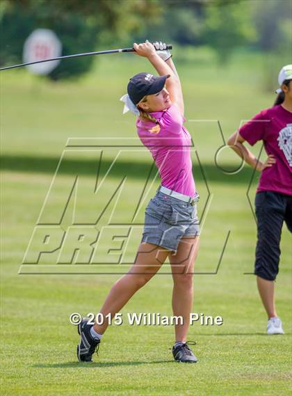 Thumbnail 1 in NYSPHSAA Girls Golf Championship (Practice Round) photogallery.