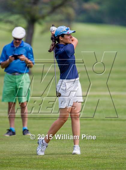 Thumbnail 1 in NYSPHSAA Girls Golf Championship (Practice Round) photogallery.