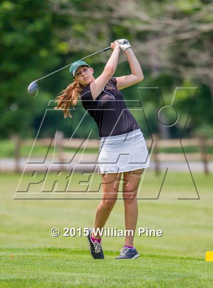 Thumbnail 1 in NYSPHSAA Girls Golf Championship (Practice Round) photogallery.