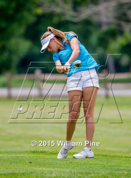 Thumbnail 1 in NYSPHSAA Girls Golf Championship (Practice Round) photogallery.