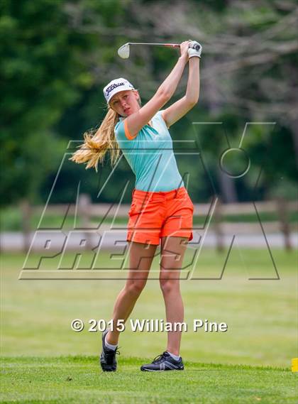 Thumbnail 2 in NYSPHSAA Girls Golf Championship (Practice Round) photogallery.