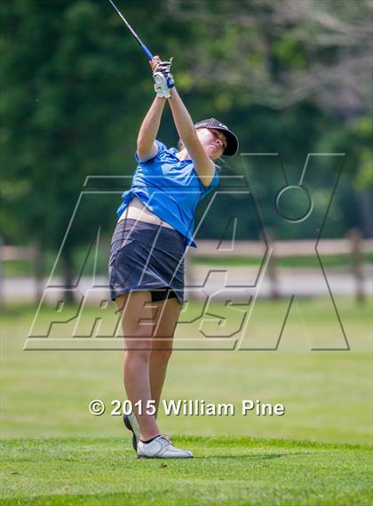 Thumbnail 2 in NYSPHSAA Girls Golf Championship (Practice Round) photogallery.