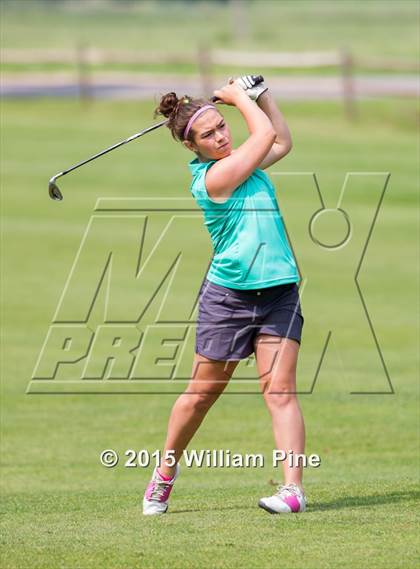 Thumbnail 2 in NYSPHSAA Girls Golf Championship (Practice Round) photogallery.