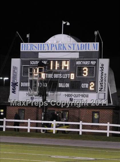 Thumbnail 3 in South Park vs Mercyhurst Prep (Class AA Final) photogallery.