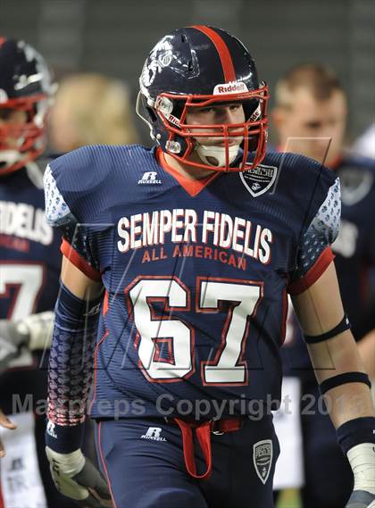 Thumbnail 3 in Semper Fidelis All-American Bowl photogallery.