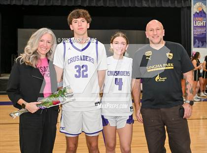 Thumbnail 3 in Payson @ Northwest Christian (Senior Night) photogallery.