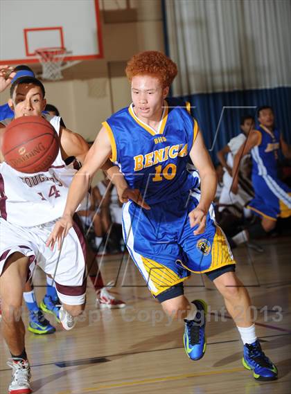 Thumbnail 1 in Benicia vs. Granite Hills (MaxPreps Holiday Classic) photogallery.