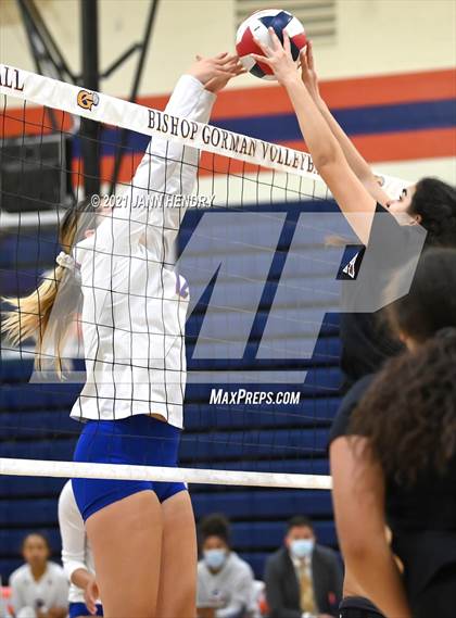 Thumbnail 3 in Faith Lutheran @ Bishop Gorman (Class 5A Southern Region Quarterfinal) photogallery.