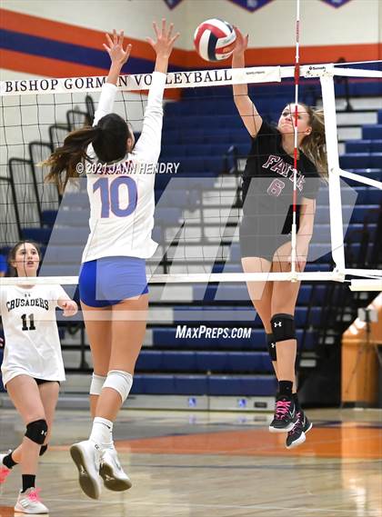 Thumbnail 3 in Faith Lutheran @ Bishop Gorman (Class 5A Southern Region Quarterfinal) photogallery.