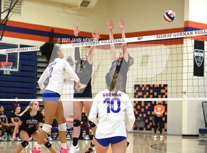 Thumbnail 1 in Faith Lutheran @ Bishop Gorman (Class 5A Southern Region Quarterfinal) photogallery.