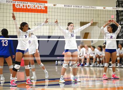 Thumbnail 1 in Faith Lutheran @ Bishop Gorman (Class 5A Southern Region Quarterfinal) photogallery.