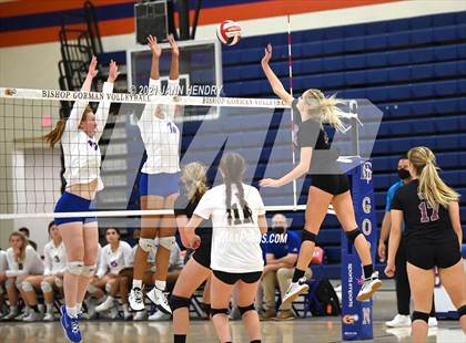 Thumbnail 2 in Faith Lutheran @ Bishop Gorman (Class 5A Southern Region Quarterfinal) photogallery.