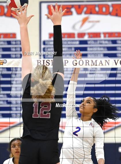 Thumbnail 2 in Faith Lutheran @ Bishop Gorman (Class 5A Southern Region Quarterfinal) photogallery.