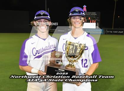Thumbnail 1 in Northwest Christian vs. American Leadership Academy - Gilbert North (AIA 3A Final - Awards) photogallery.