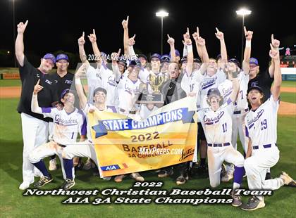 Thumbnail 1 in Northwest Christian vs. American Leadership Academy - Gilbert North (AIA 3A Final - Awards) photogallery.