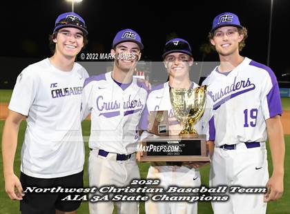 Thumbnail 2 in Northwest Christian vs. American Leadership Academy - Gilbert North (AIA 3A Final - Awards) photogallery.