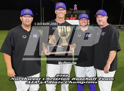Thumbnail 1 in Northwest Christian vs. American Leadership Academy - Gilbert North (AIA 3A Final - Awards) photogallery.