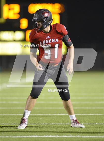 Thumbnail 2 in Lorena vs. Gonzales Lorena vs. Gonzales (UIL 4A Bi-District Playoff) photogallery.