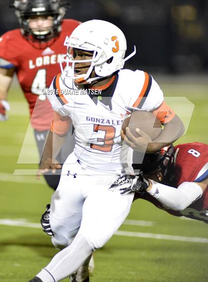 Thumbnail 3 in Lorena vs. Gonzales Lorena vs. Gonzales (UIL 4A Bi-District Playoff) photogallery.