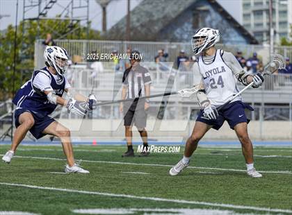 Thumbnail 1 in Loyola Blue/White Lacrosse Scrimmage photogallery.