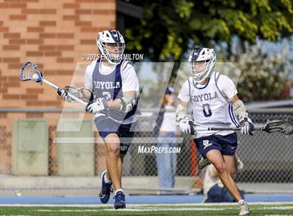Thumbnail 1 in Loyola Blue/White Lacrosse Scrimmage photogallery.