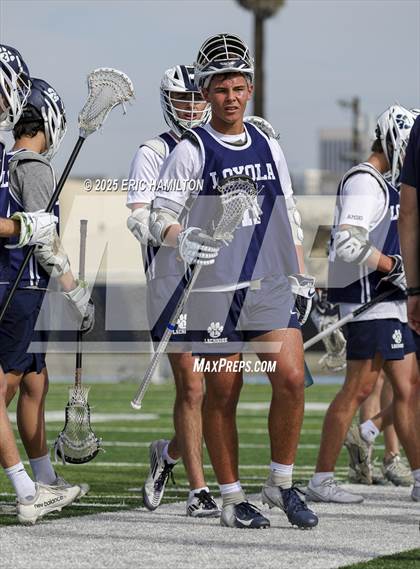 Thumbnail 2 in Loyola Blue/White Lacrosse Scrimmage photogallery.