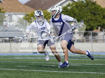 Thumbnail 2 in Loyola Blue/White Lacrosse Scrimmage photogallery.