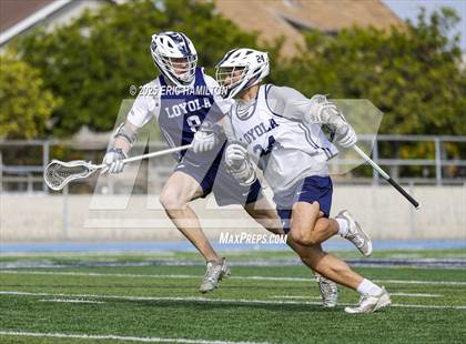 Thumbnail 1 in Loyola Blue/White Lacrosse Scrimmage photogallery.