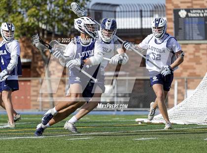 Thumbnail 1 in Loyola Blue/White Lacrosse Scrimmage photogallery.