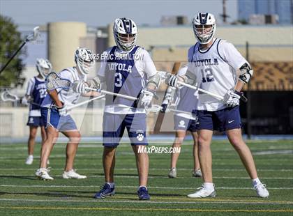 Thumbnail 2 in Loyola Blue/White Lacrosse Scrimmage photogallery.