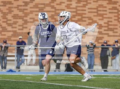 Thumbnail 2 in Loyola Blue/White Lacrosse Scrimmage photogallery.