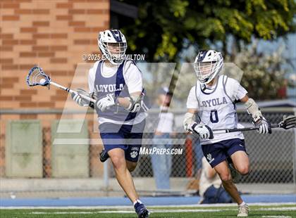 Thumbnail 2 in Loyola Blue/White Lacrosse Scrimmage photogallery.