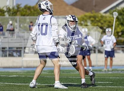 Thumbnail 2 in Loyola Blue/White Lacrosse Scrimmage photogallery.